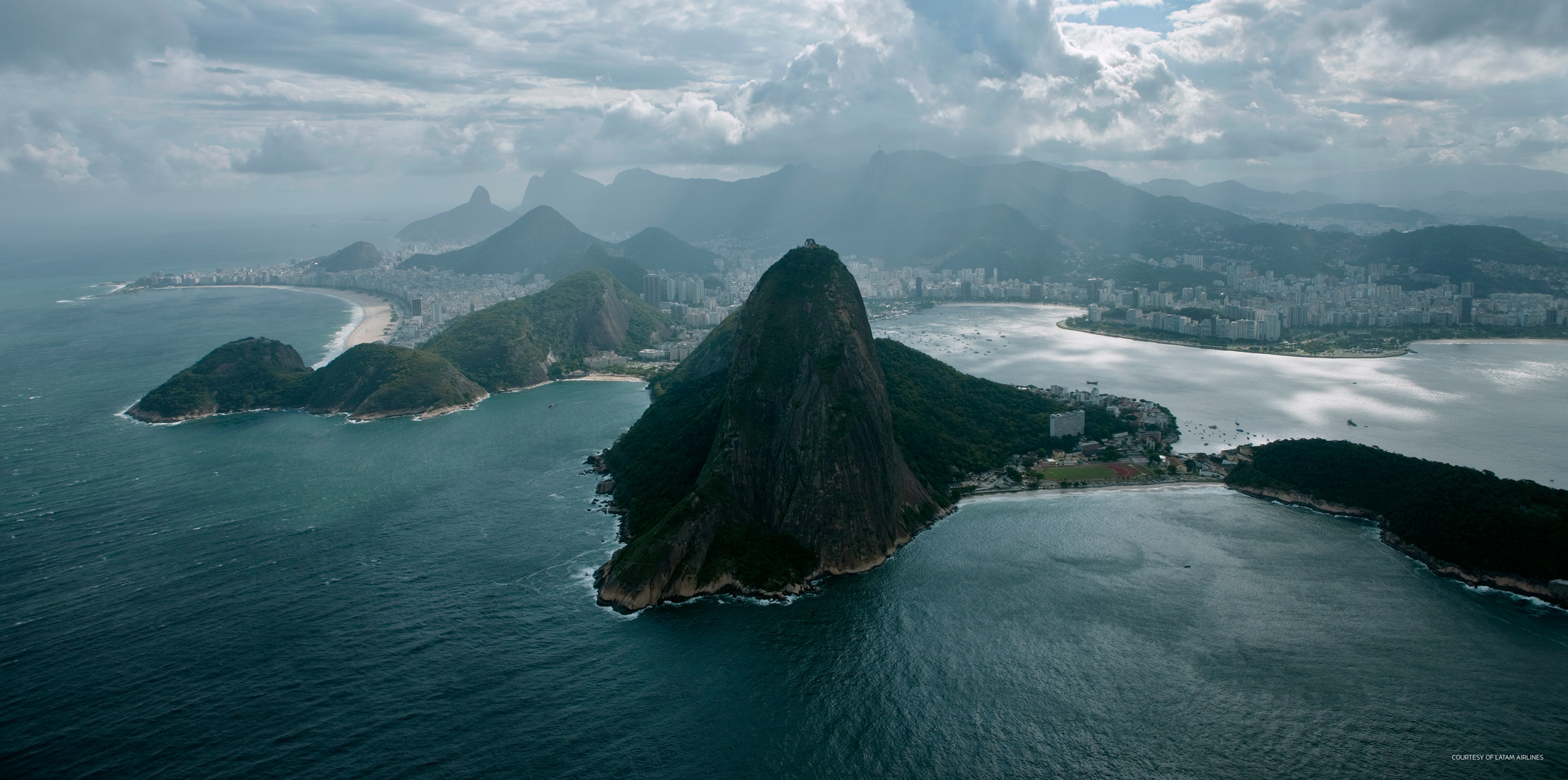 Aerial Perspective of Rio de Janeiro